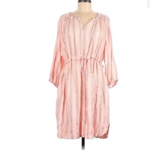 Anthropologie DRA Los Angeles Pink Blush Casual Drawstring Dress